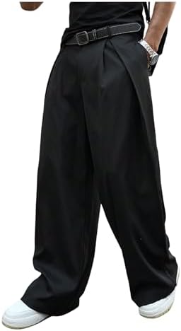 Baggy Wide Leg Pants Business Loose Pleated Casual