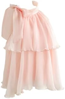 Cute Chiffon Ruffle Hem Sleeveless Halter Tops Bowknot