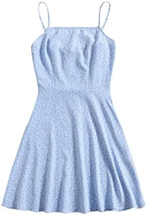 Ditsy Floral High Waist Cami Short A Line Dress Bonnie