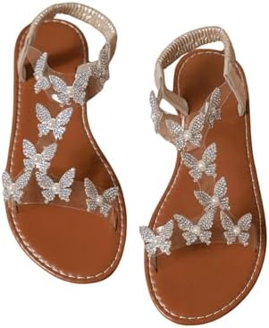 Elegant Rhinestone Butterfly Transparent Elastic Strap