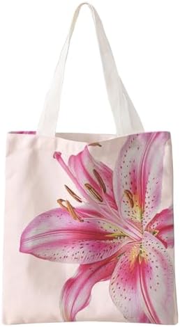 Floral Travel Shopping Shoulder Bag Summer Beach Canvas