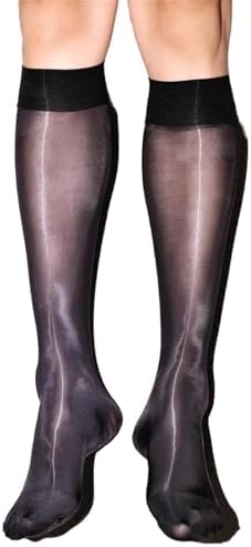 Thin Dress Sock Reflective Formal Business Long Stockings