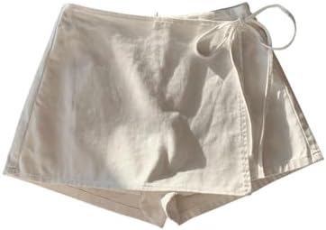 Wrap Tie Side Mini Denim Shorts Casual Low Rise Summer